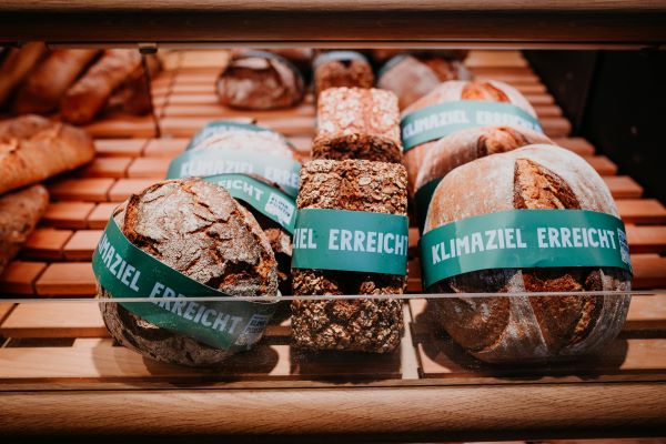Klim-Label klimapositives Brot bei Lohners